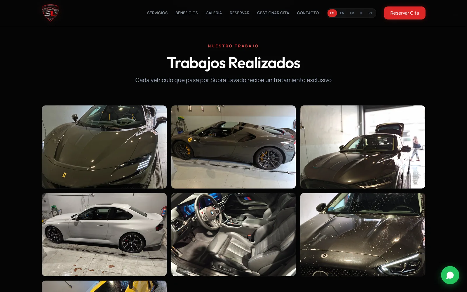 Galería de trabajos realizados con fotografías de los vehículos tratados